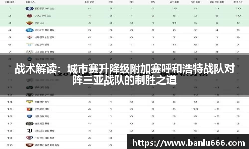 战术解读：城市赛升降级附加赛呼和浩特战队对阵三亚战队的制胜之道