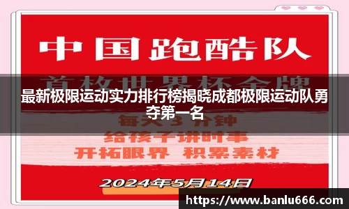 最新极限运动实力排行榜揭晓成都极限运动队勇夺第一名